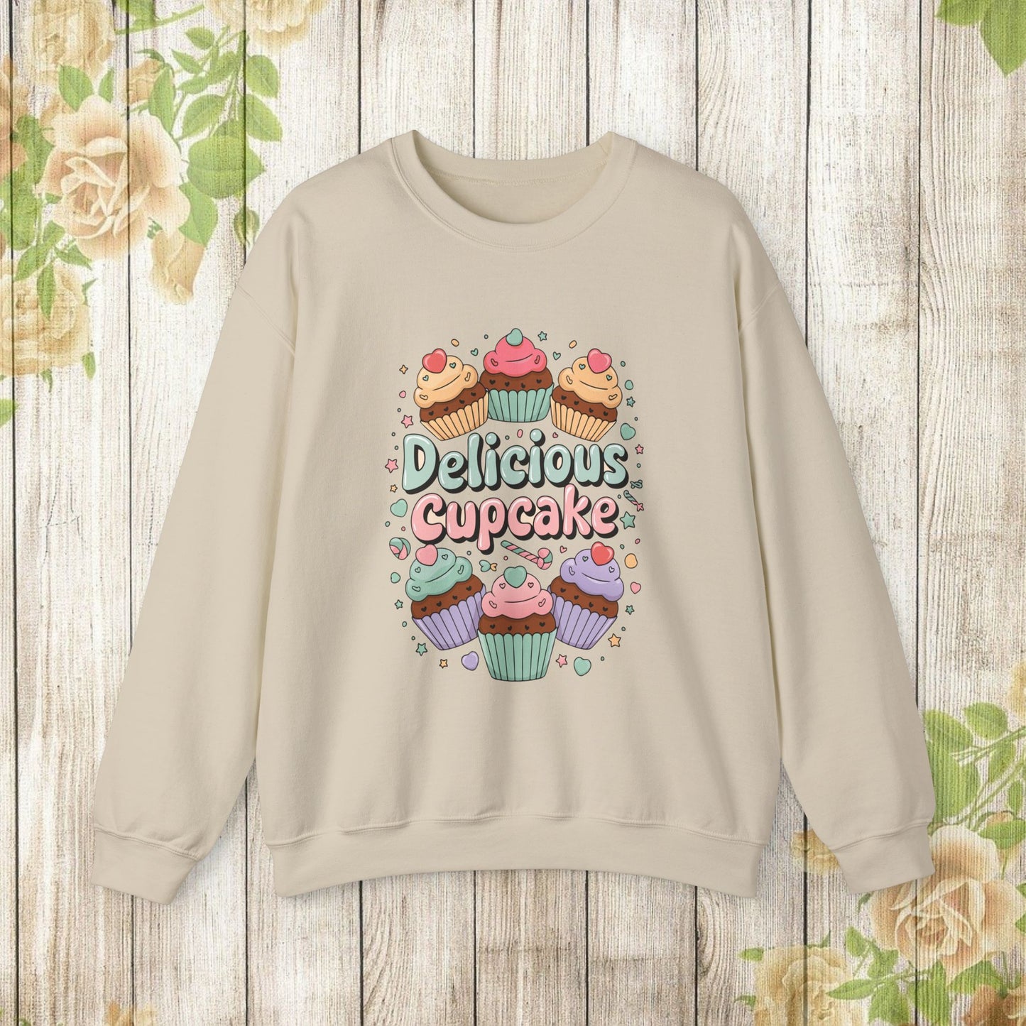 Delicious Cupcakes Party Sweatshirt