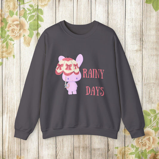 Rainy Days Sweatshirt Pink